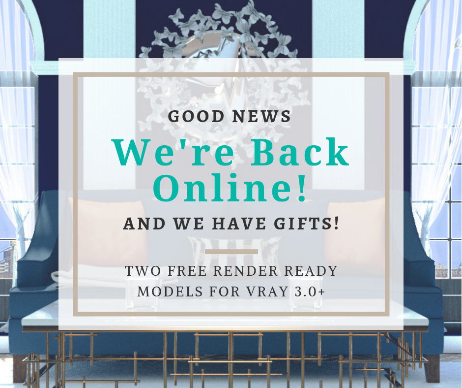 We’re Back Online: Download Free Models!