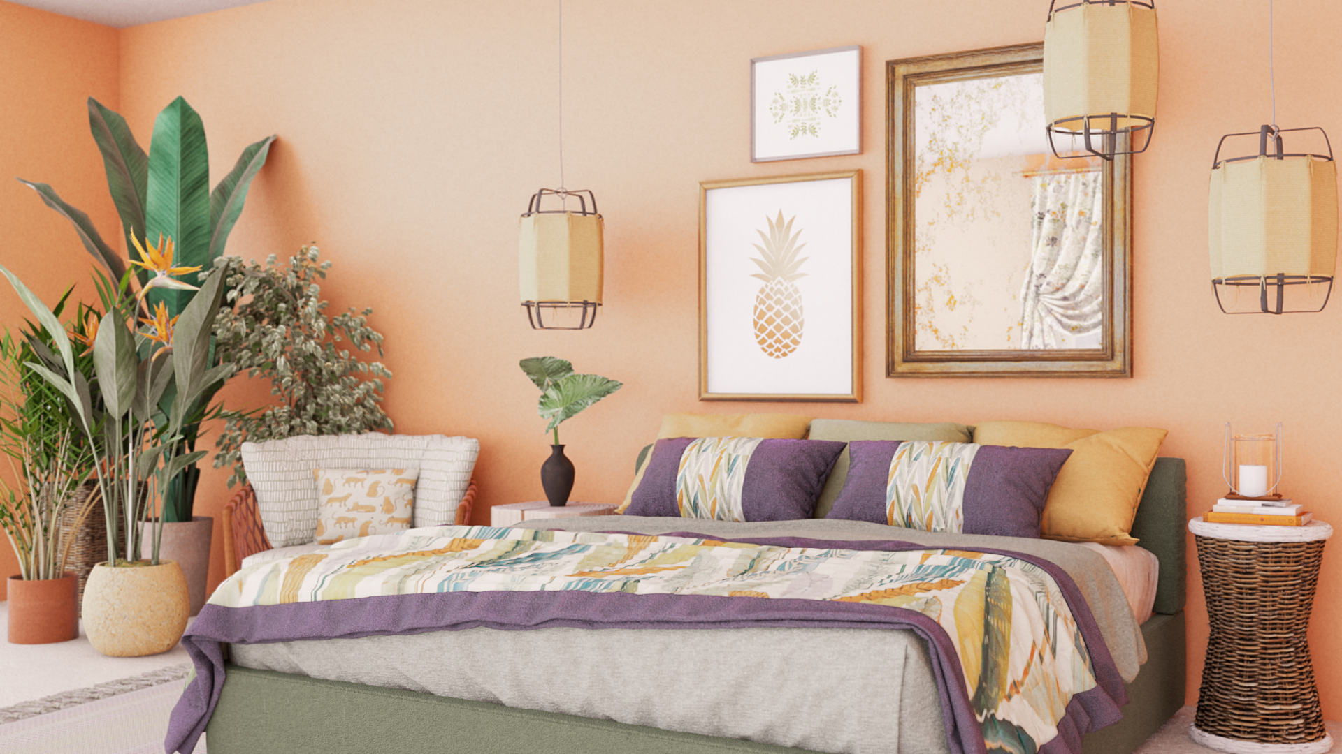 Tropic Jungle Bedroom
