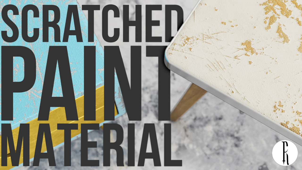 How to Create a Chipped Paint Material | Wood